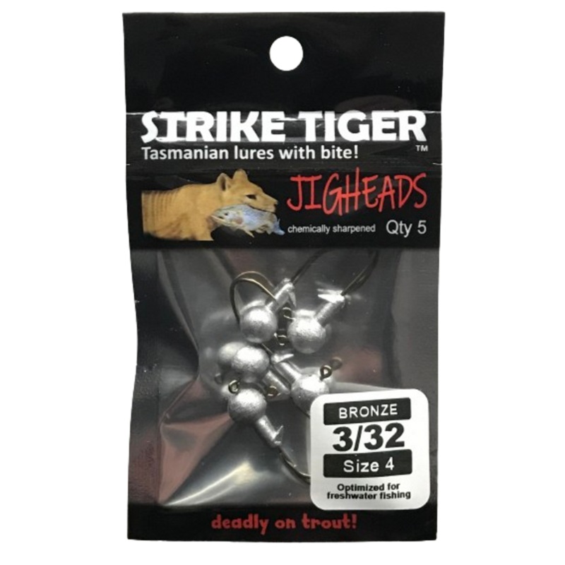 Strike Tiger Gold Jighead 3/32 4
