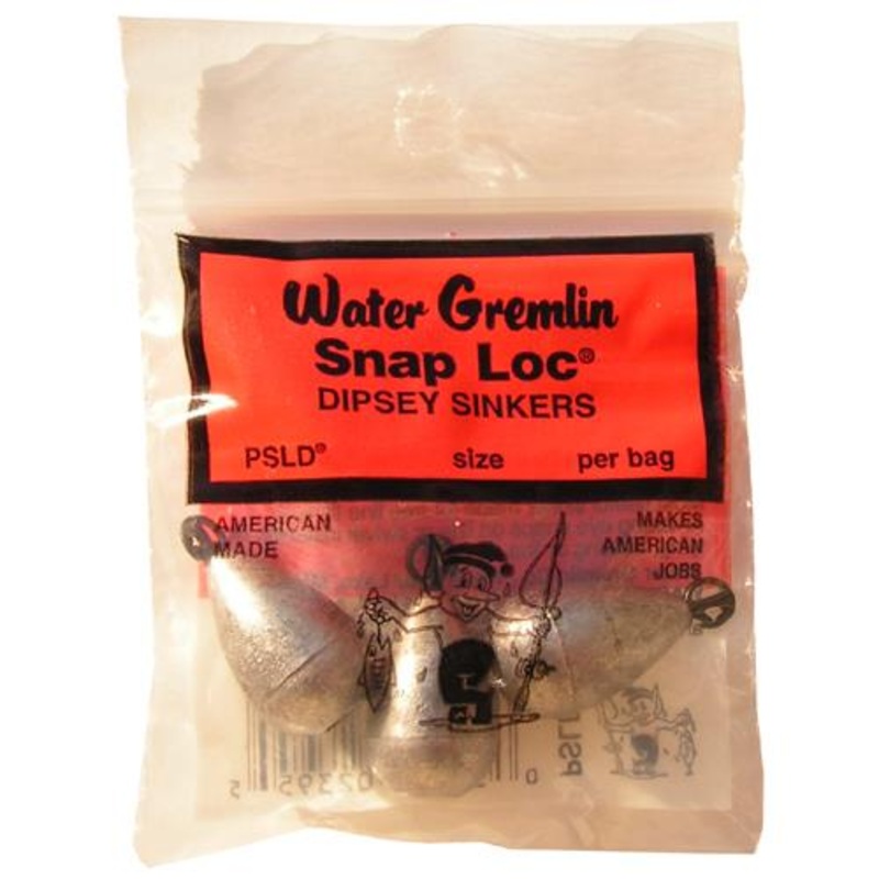 Water Gremlin Snap-Loc Dipsey Sinker 1/2oz