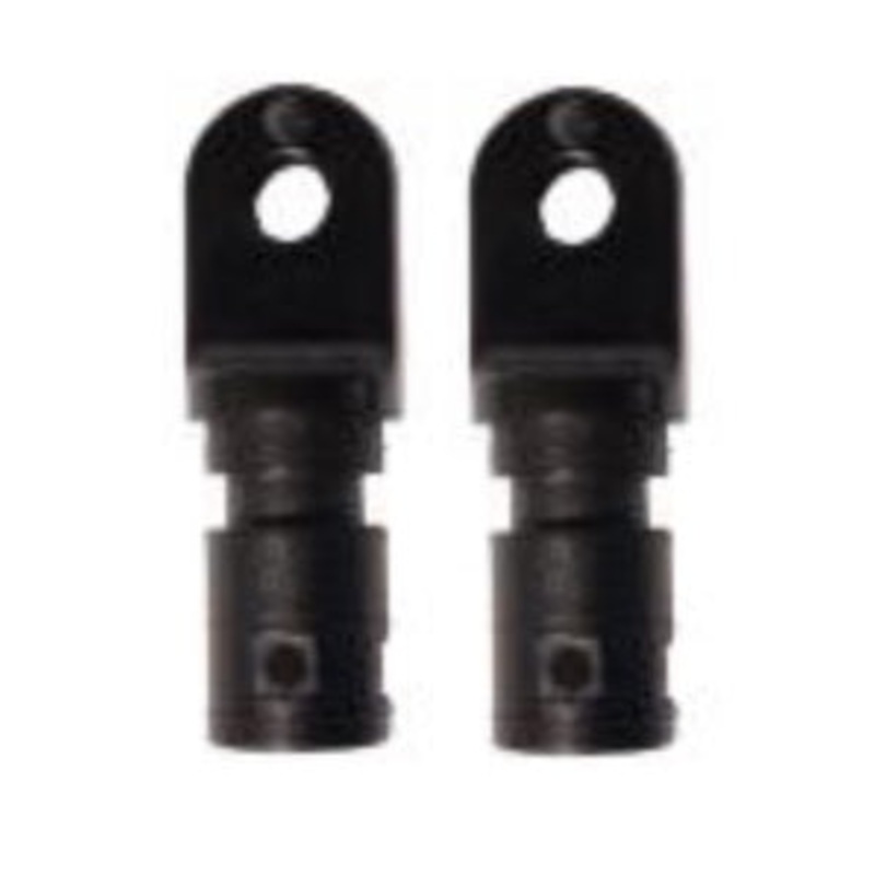 Waterline Tube End Black for 25mm Tubes 1.6mm