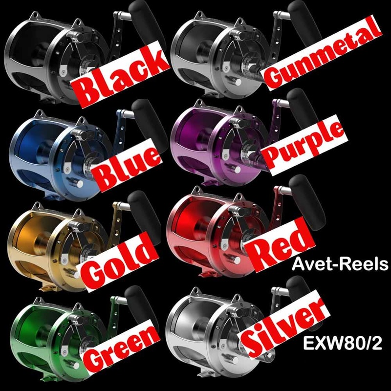 Avet EXW 80/2 Conventional Reels BLACK