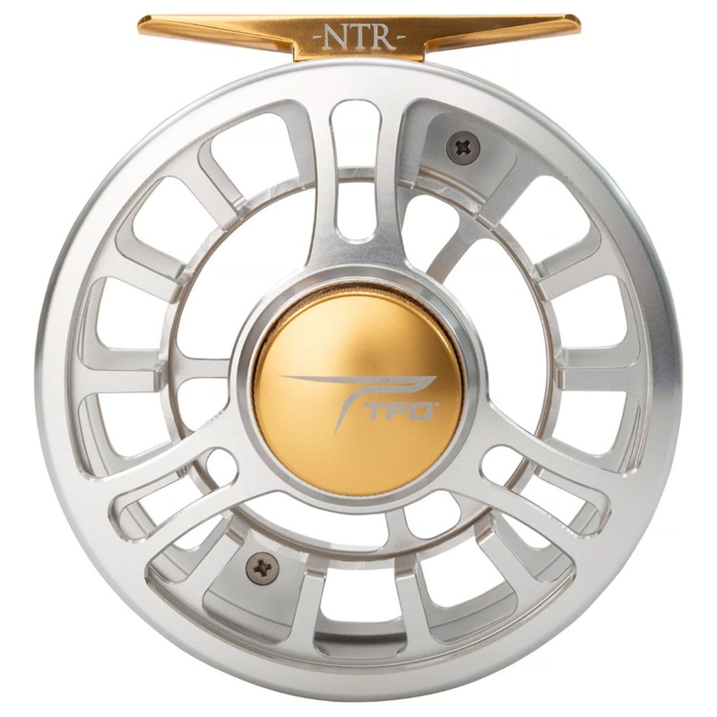 Temple Fork Outfitters NTR II Large Arbor Reel – Clear/Gold