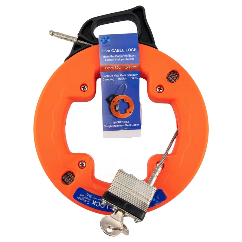 Camp Easy RPM CBLOCK7 Easy Stainless Cable Lock