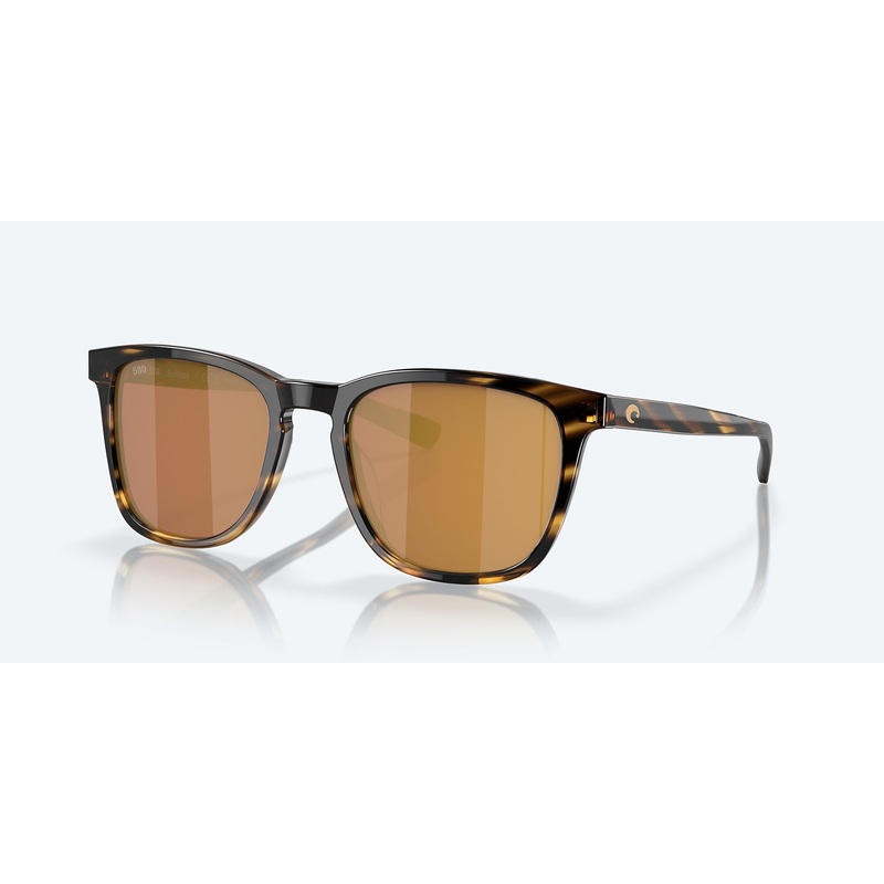 Costa Sullivan Polarized Sunglasses Tortoise / Gold Mirror Polarized Glass