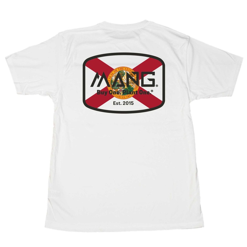 MANG Florida Strong Cotton Short Sleeve Shirt White Small
