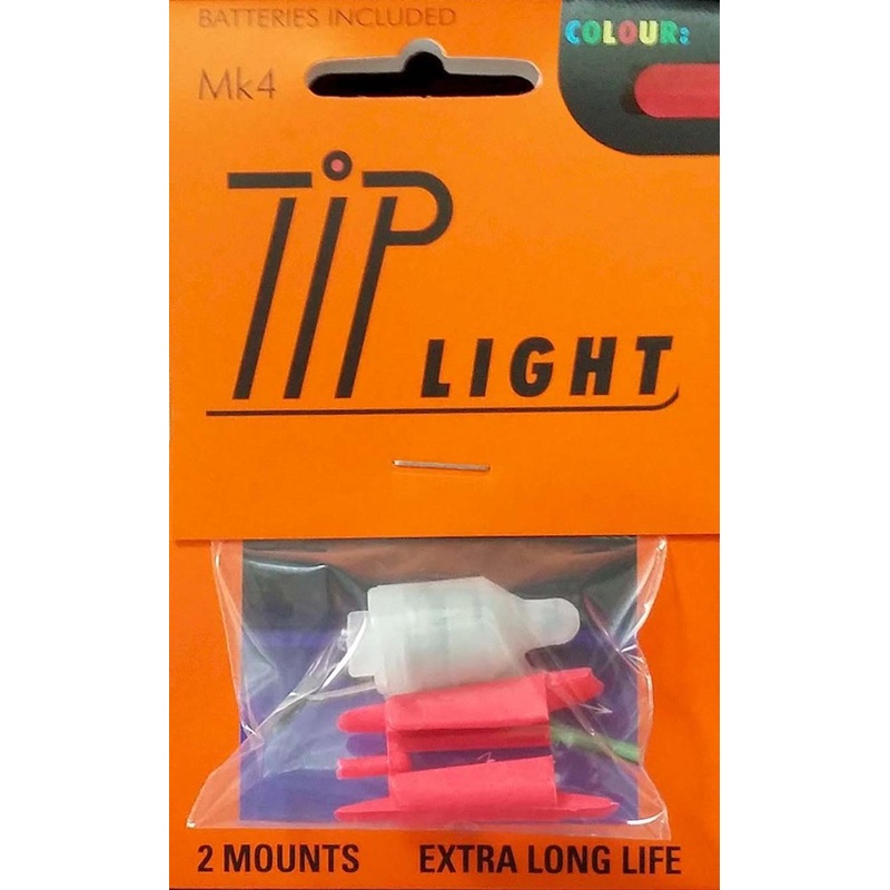 MK4 Rod Tip Light with battery & rod mount 1/pk Red