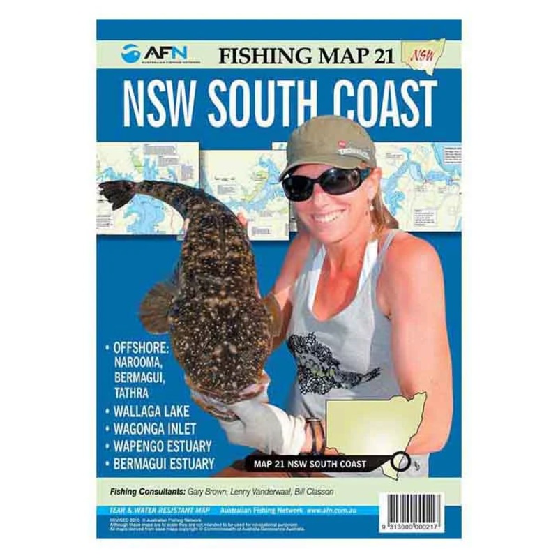 NSW South Coast – Offshore Fishing Map