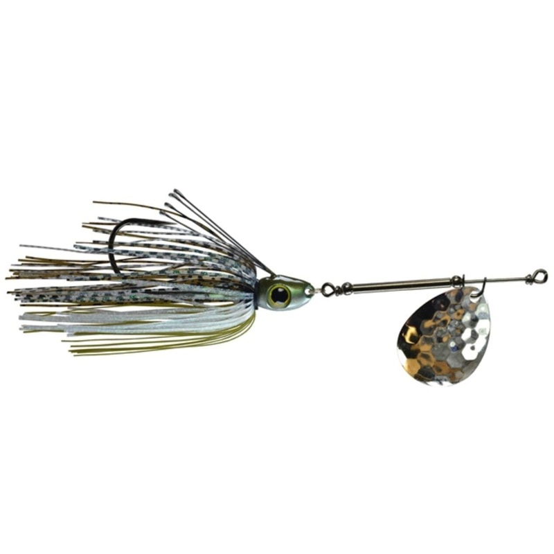 Picasso All-Terrain Weedless Inline Green Pumpkin Gizzard / Nickel Blade 3/8 oz