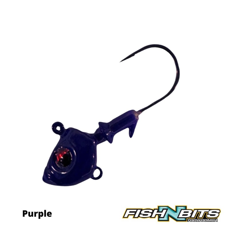 SpinWright Lures – Grubbin Jigheads Black 3.5g