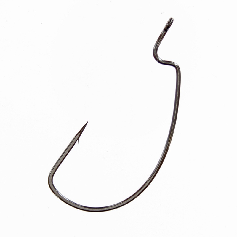 Gamakatsu Deep Throat Wide Gap Hook Black 5/0 5pk