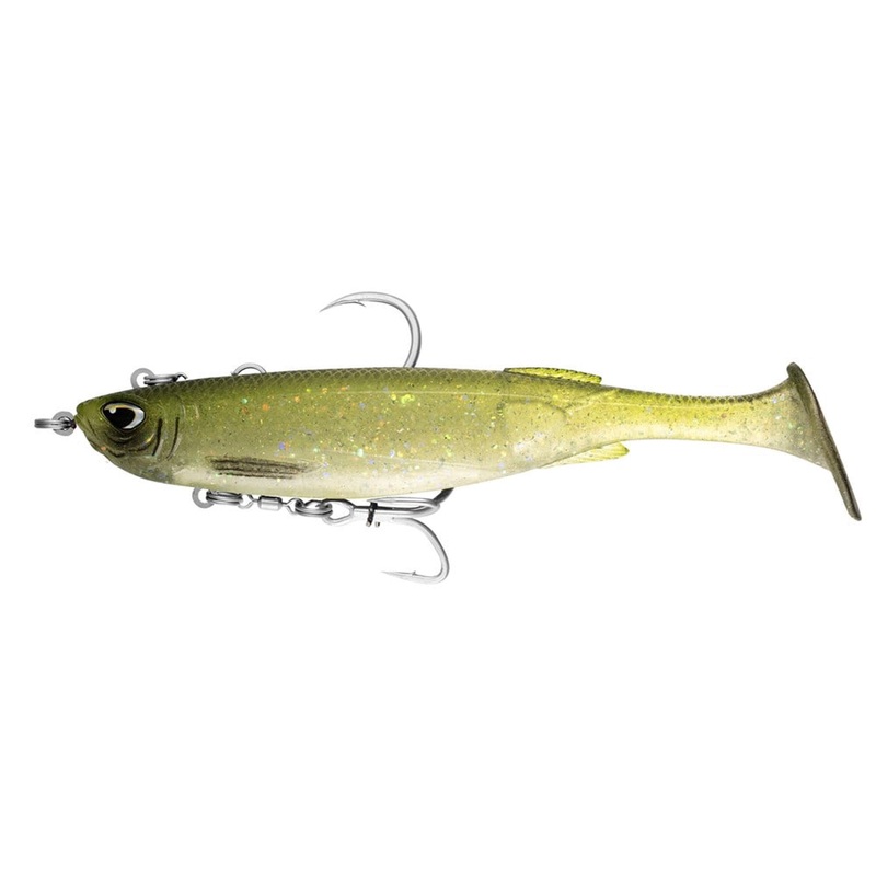 Nomad Design Live Ops Maniax Rigged Swimbait Soft Plastic Lure 6in Ayu Ace