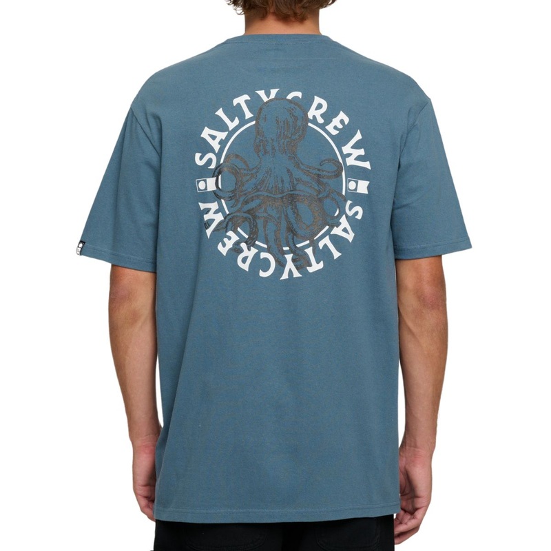 Salty Crew Tentacles Standard SS Tee Small Dark Slate