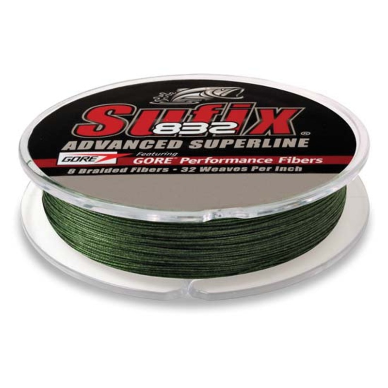 Sufix 832 300yds Advanced Superline Braid Lo-Vis Green 15LB