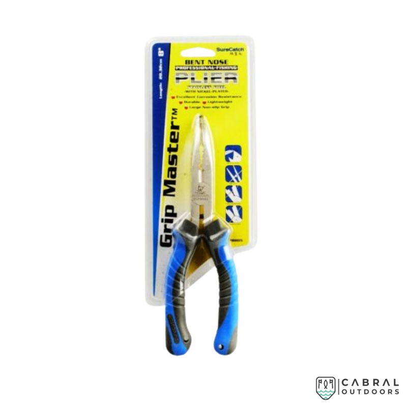 Surecatch Grip Master Bent Nose Professional Fishing Plier | 8″