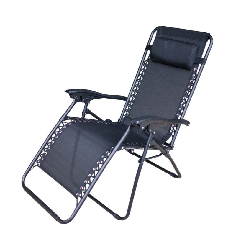 Boss Classic Sun Lounger Chair Deluxe Black