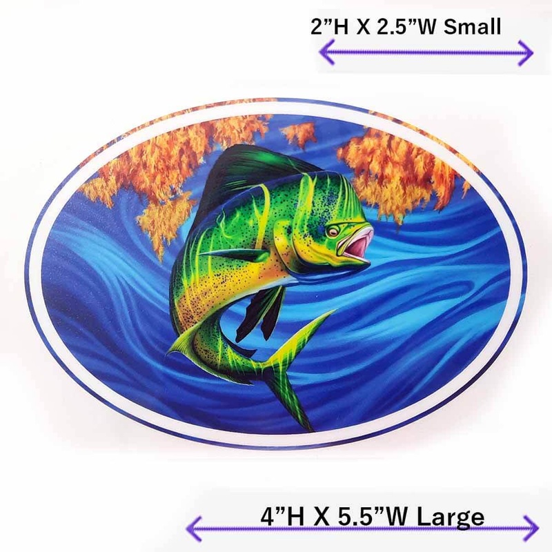 Mahi Weedline Decal LARGE