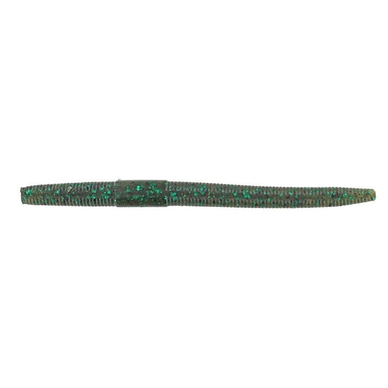 Trixster Baits Tamale 5″ Green Pumpkin Green 10pk