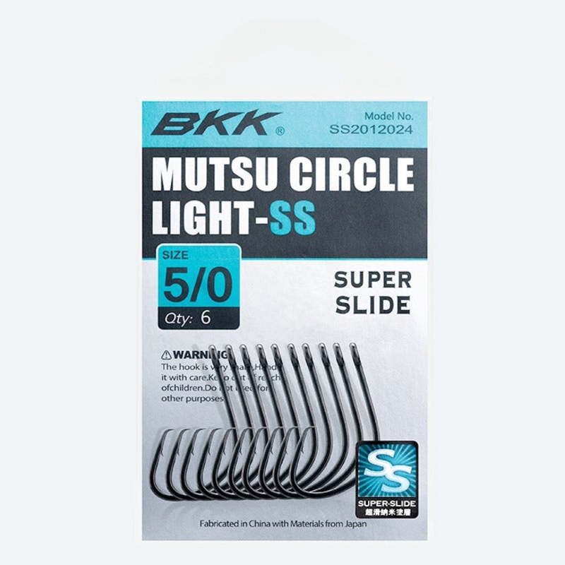 BKK Mutsu Circle Light SS (B-25) Hooks 1 25