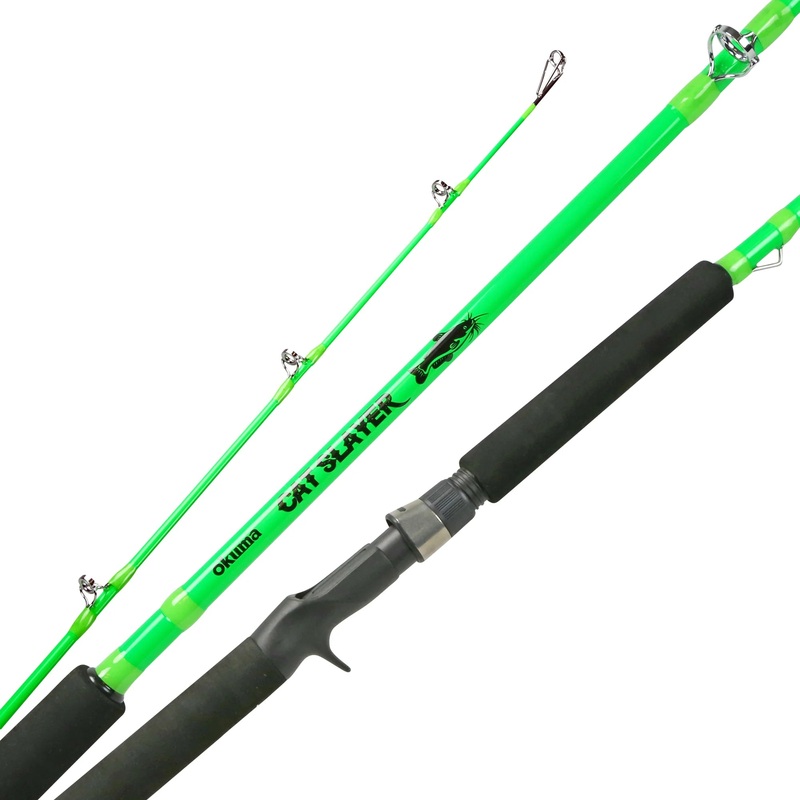 Okuma Cat Slayer Spinning Rod Spinning – 8’0″ Medium Heavy – 2 Piece