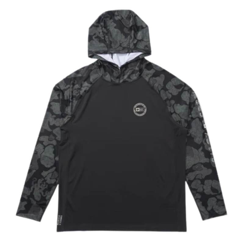 Salty Crew Apex Perforated Sunshirt S Black Camo