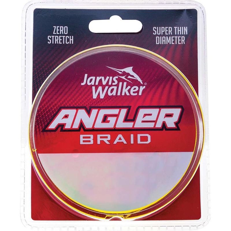Jarvis Walker Angler 300yds Multicolour Braided Fishing Line 30lb