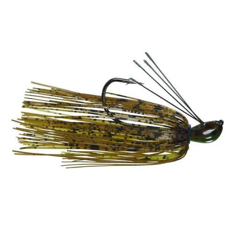 Picasso Dock Rocket Jig Green Pumpkin Tiger Chartreuse 3/8 oz