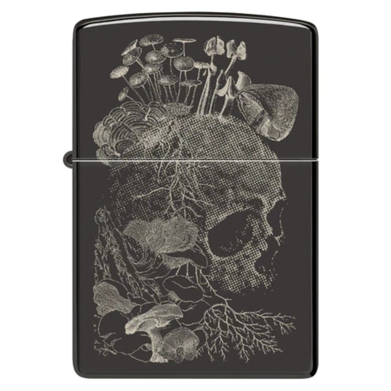 POCKET LIGHTER – ZIPPO –  Skull Mushroom Design