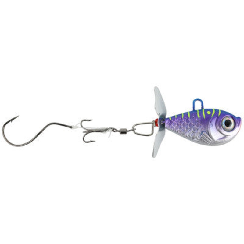 Walleye Nation Creations Death Jig 1/4oz Purple Tiger