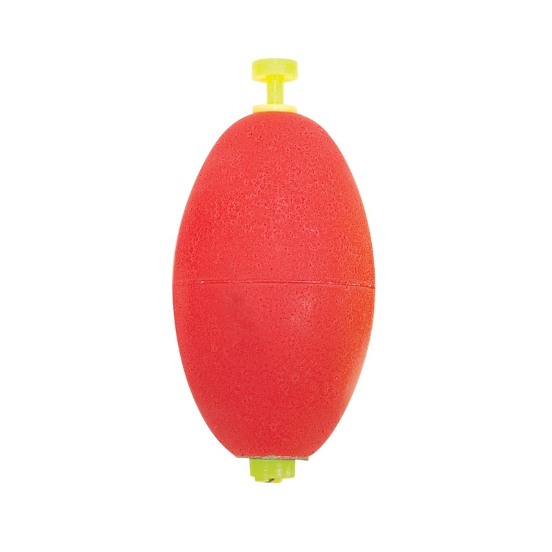 Weighted Foam Oval Float Red 1 2″