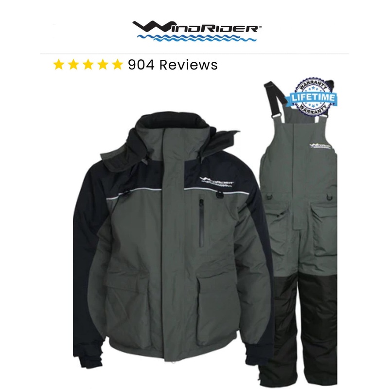 Windrider BOREAS Floating Ice Fishing Suit Small
