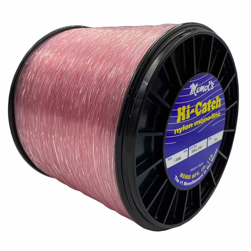 Momoi Hi-Catch Standard Monofilament Pink 150lb – approx 1400m