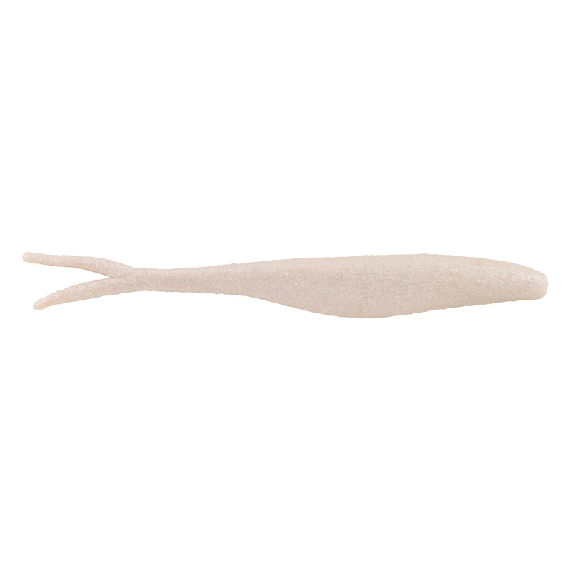 PowerBait MaxScent Flatnose Jerk Shad White Pearl