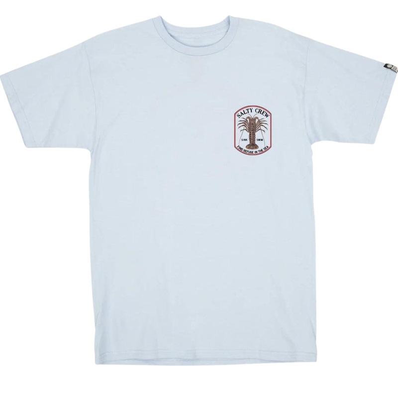 Salty Crew Spiny S/S Tee L LIGHT BLUE