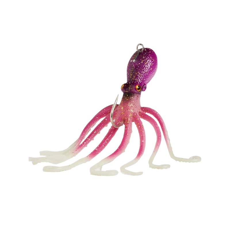 Savage Gear 3D Octopus Purple Glow 4″