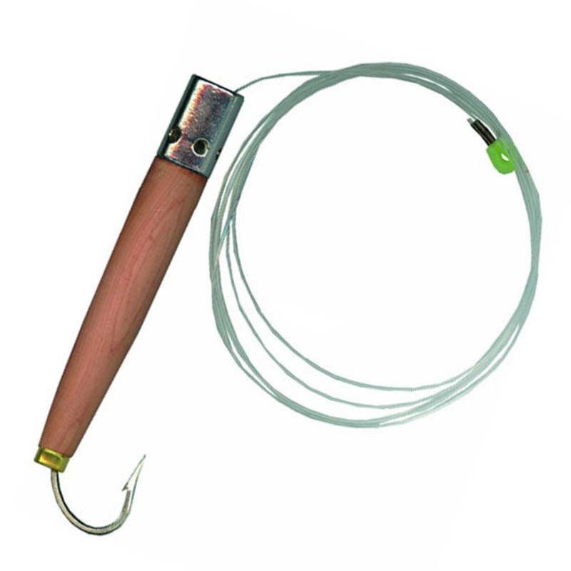 Sea Striker Jet Head Rigged Cedar Plug 6″ Natural