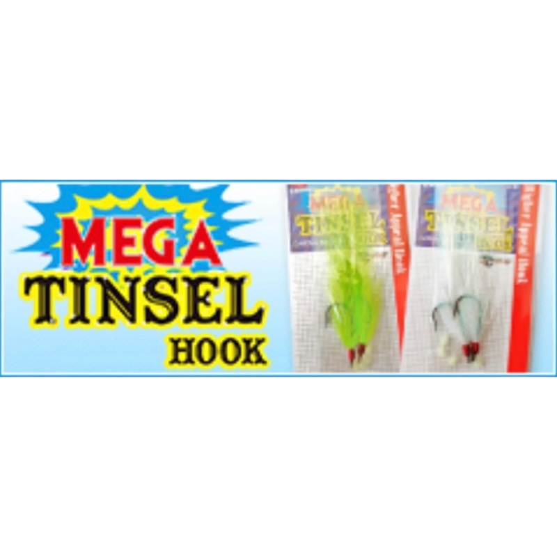 Zappu MEGA Tinsel Hook Chartreuse