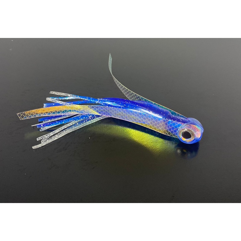 ISLAMORADA FLYERS Small Double Skirt 5″ Black & Purple