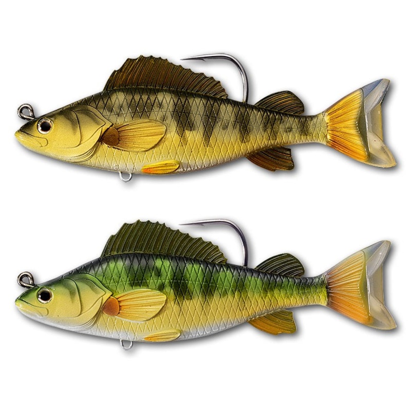 Live Target Yellow Perch Swimbait Lure 4 1/2 inch Gold Olive