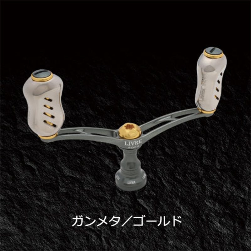 Livre Wing 92 Double Handle Custom Colours Titanium Shaft x (IP) Gold Handle Knob S2 (Shimano)