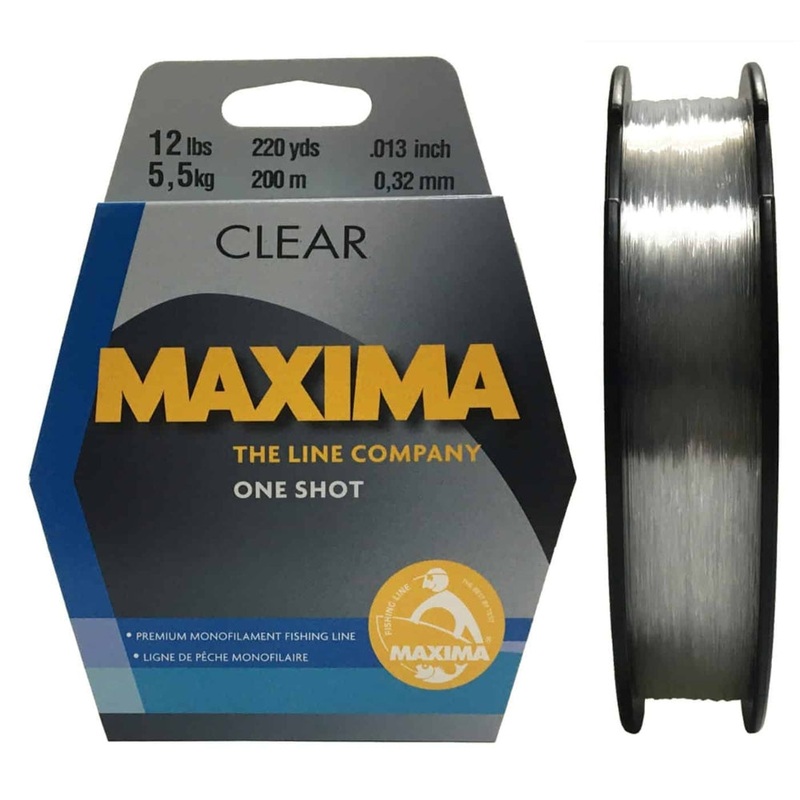 Maxima Clear One Shot Monofilament Line 10LB CLEAR