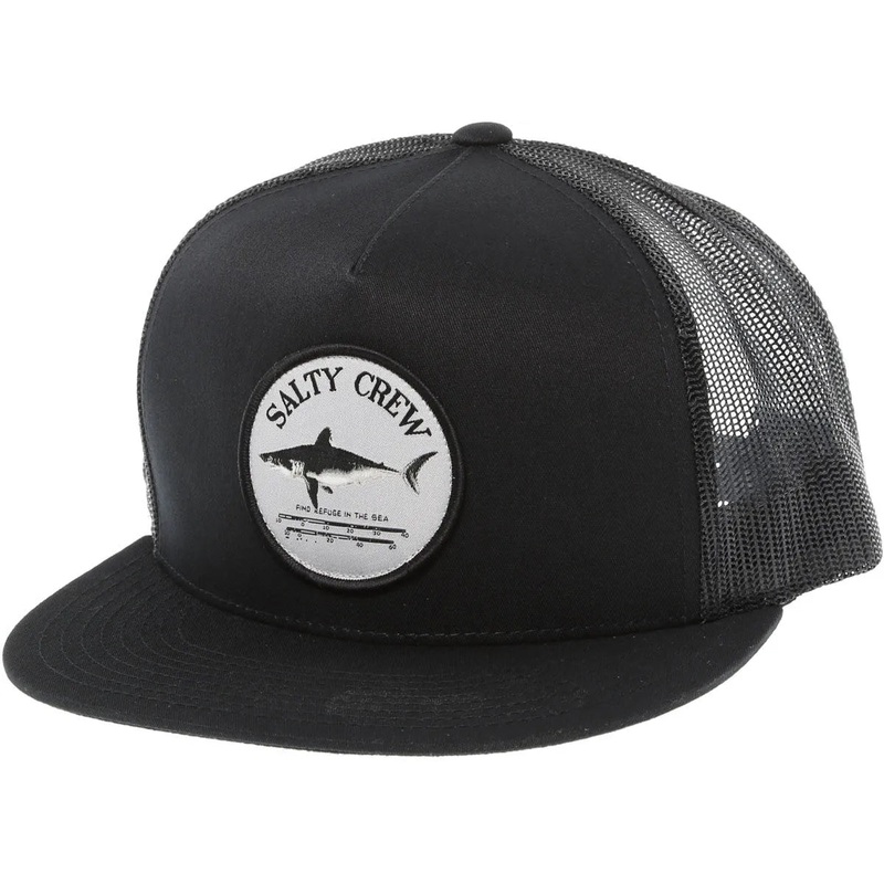 Salty Crew Bruce Trucker Cap Hat Black