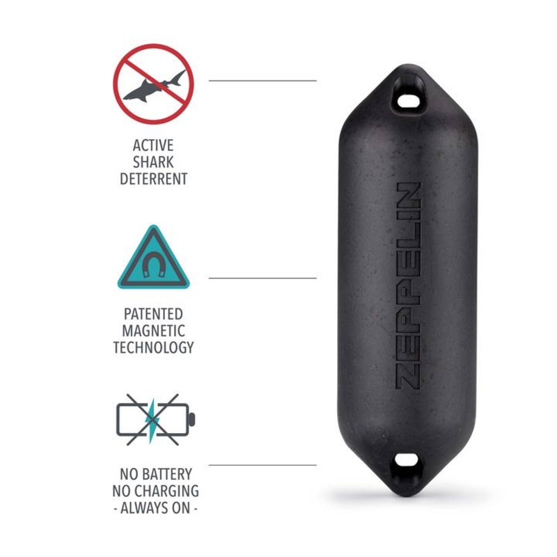 Sharkbanz Fishing – Zeppelin 185g Dark Grey