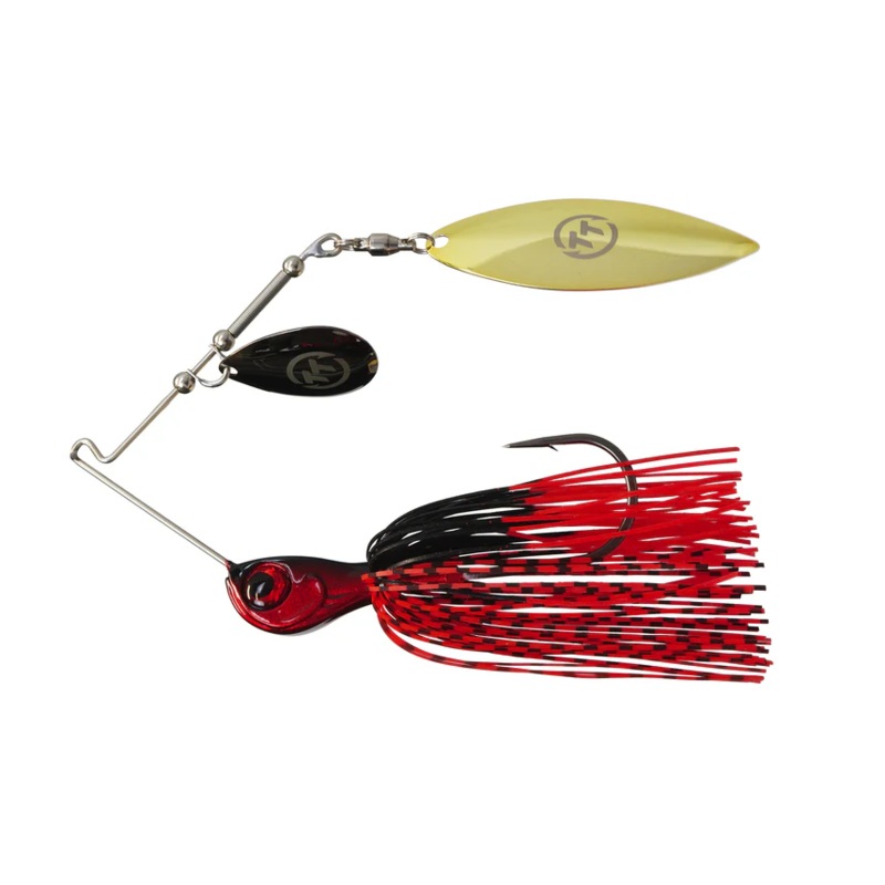 Tackle Tactics TT Tornado Plus Tandem Spinner Bait Lure 3/8oz Bloody Nightmare
