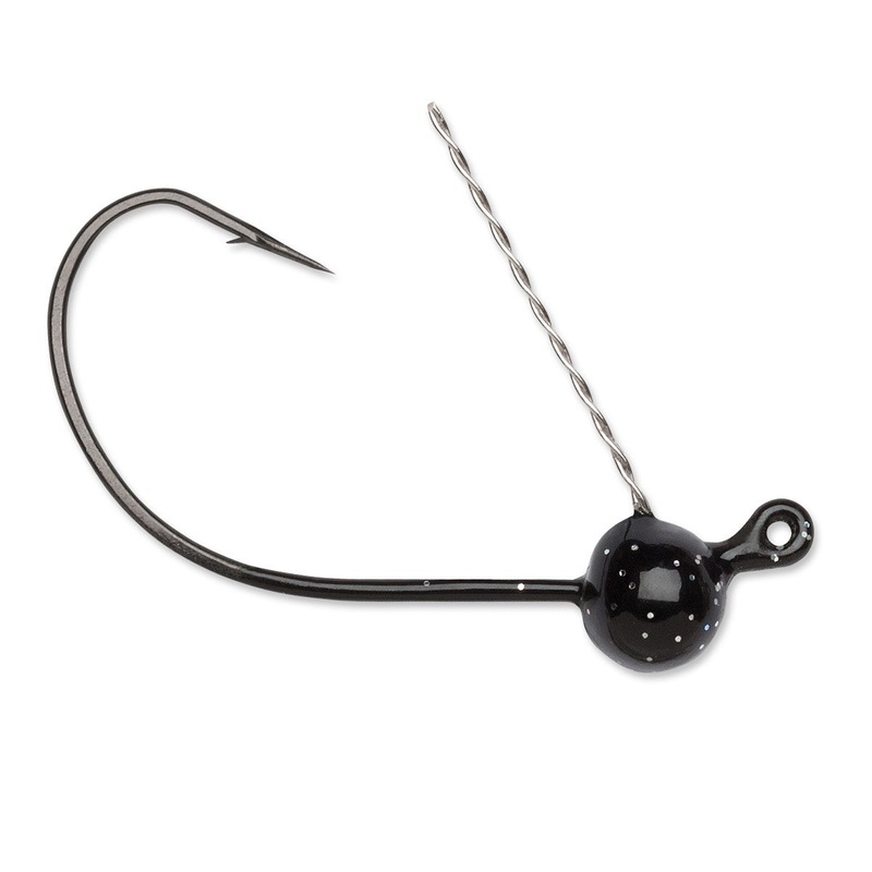 VMC Wacky Weedless Jig Head 1/4 Black