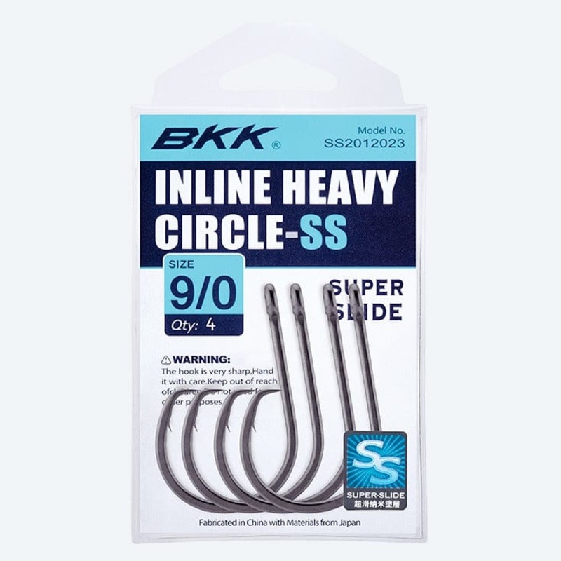 BKK SS Inline Heavy Circle Hooks 4/0 – 7pk