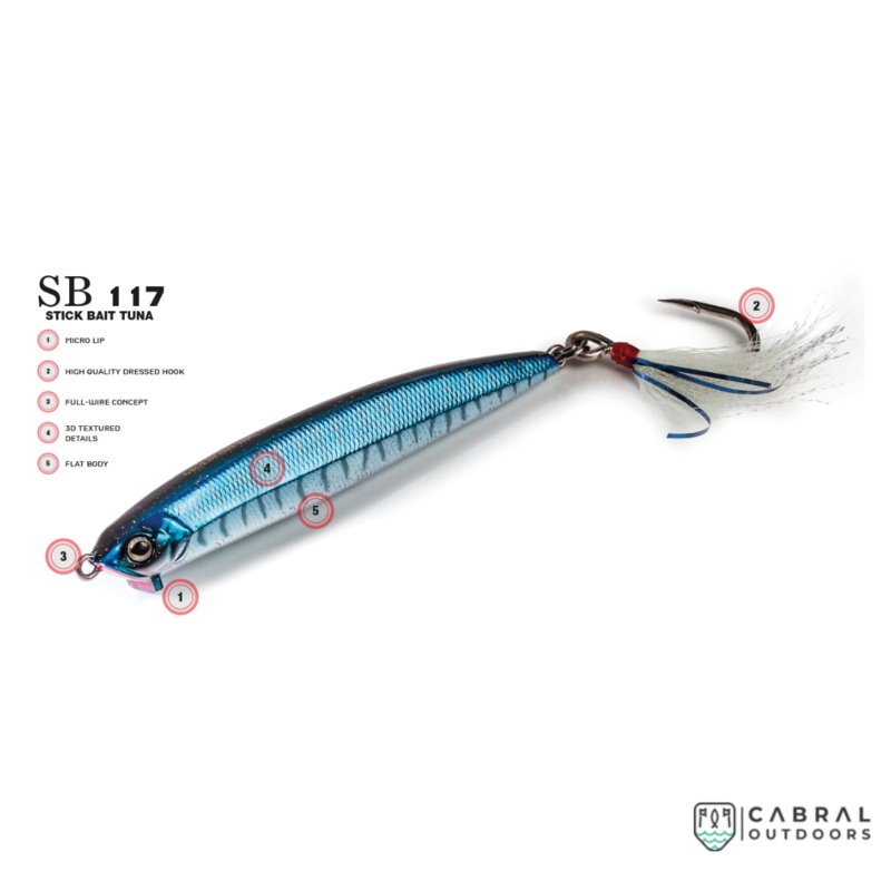 Molix SB117 Stick Bait Tuna | Size: 11.7 cm | 42g Red Sardine (173)