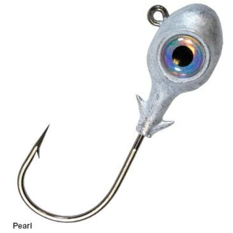 Z-Man Striper Eye Jigheads – 2pk Pearl 1/2oz