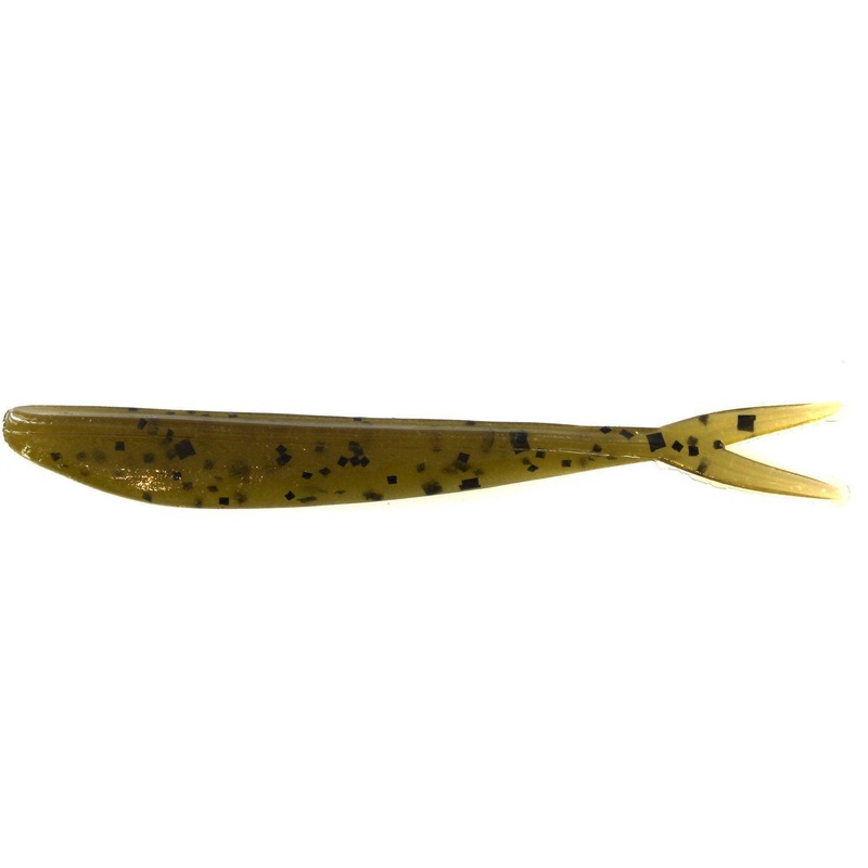 Zoom Tiny Fluke 3” Green Pumpkin 20Pk