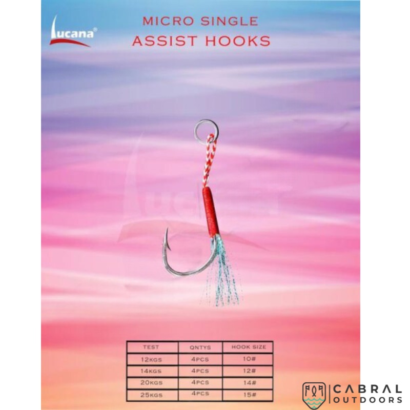 Lucana Micro Single Assist Hook | Size:-#14-#17 #10