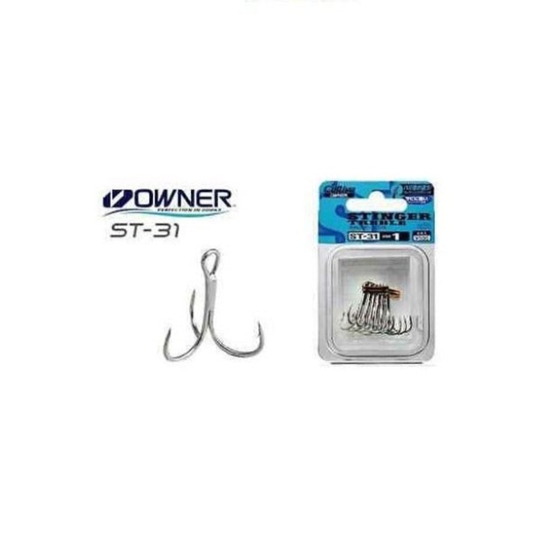 Owner Cultiva Stinger Treble Hook ST-31 #8 – 8pcs