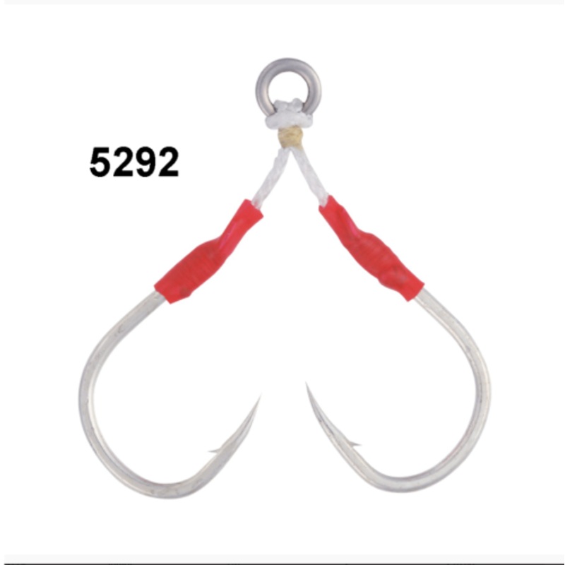 Owner Junior Dual Dancing Stinger Assist Hook Rig 2/0
